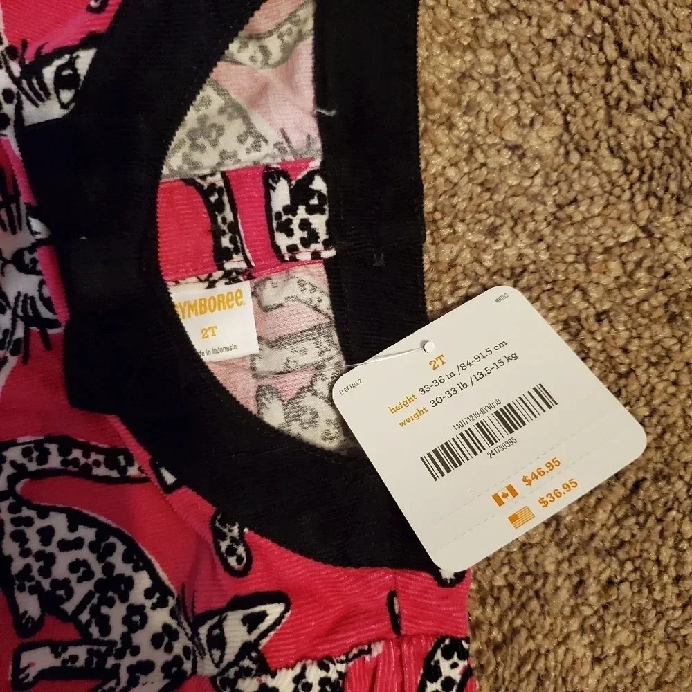 NWT Gymboree Toddler Girl Leopard Cat Dress 2T